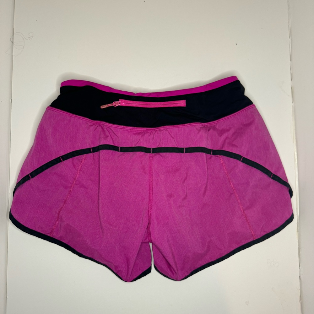 Hot pink Lululemon size 4 shorts
